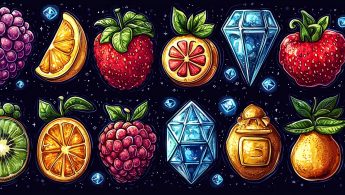 Different slot reels with themed symbols