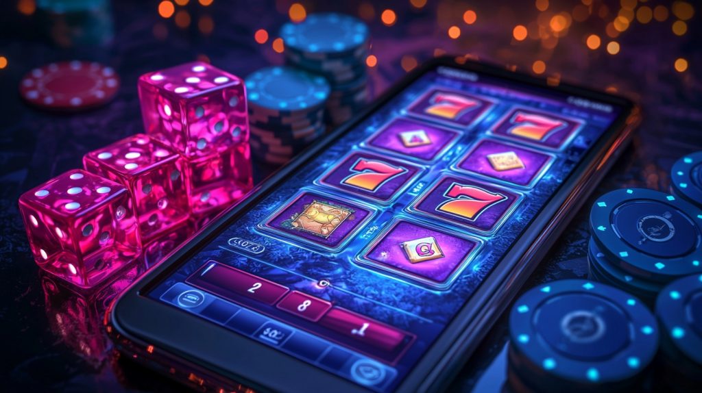 Themed slots on a casino app